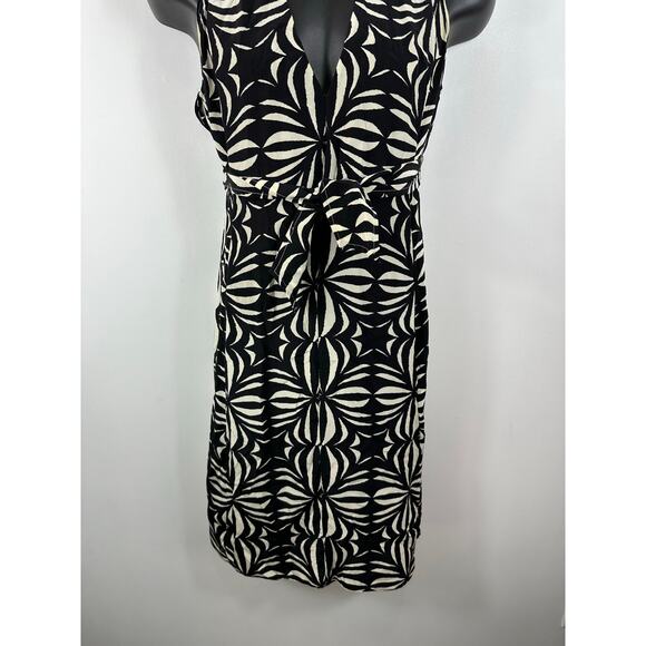 Vintage Tracy Reese New York Silk Dress Mini Size Small Geometric Print - Picture 9 of 12